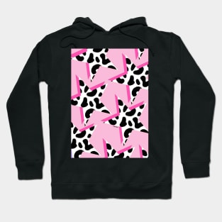 pink print Hoodie